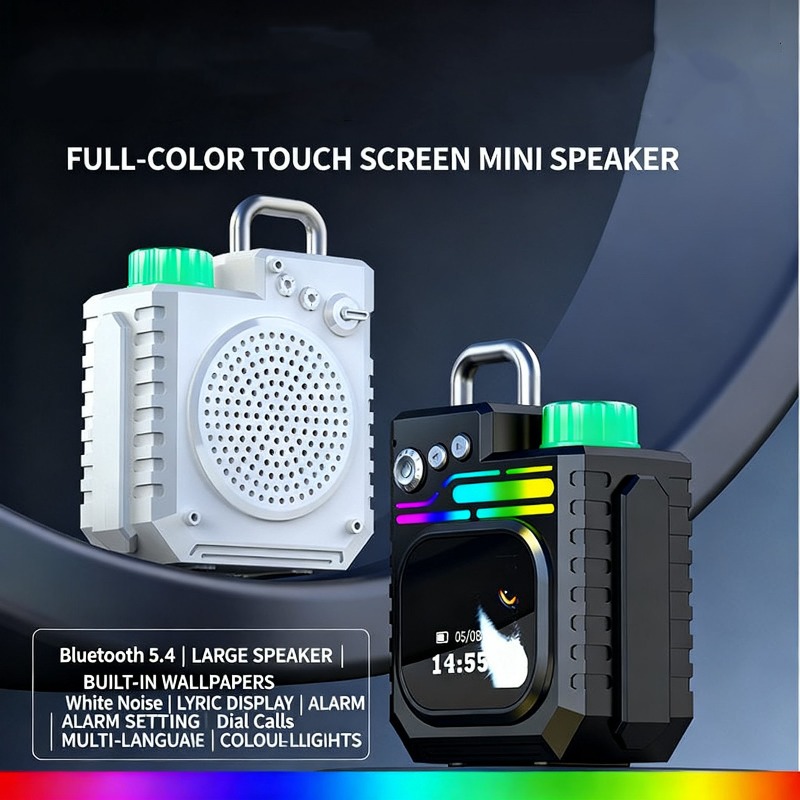 Apple Music Audio Quality - Desktop Touch Screen Bluetooth Speaker Mini
