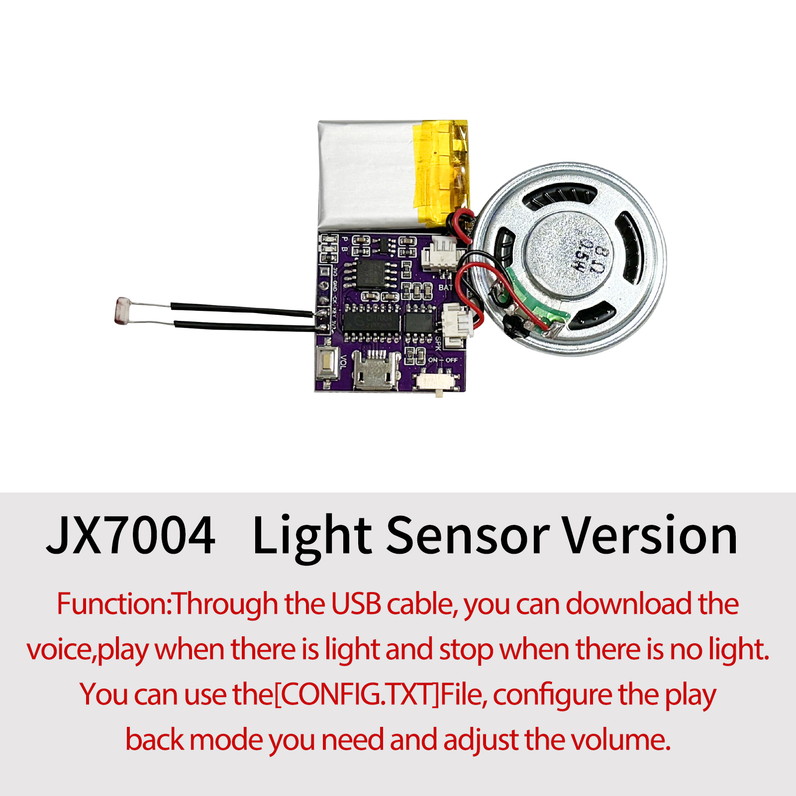 Audio Music App - MP3 Music Sound Module, 4MB/16MB USB