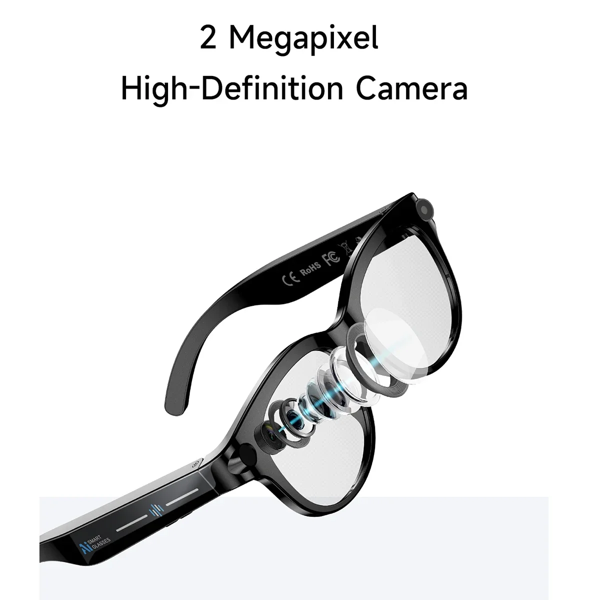 AI Sunglasses for Men with Rea - Audio Music Arabic recension och pris