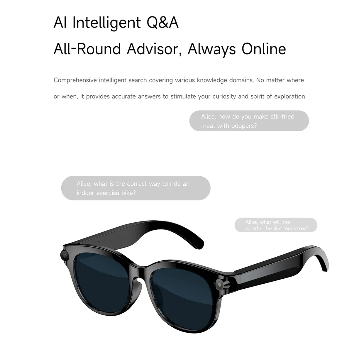AI Sunglasses for Men with Rea - Audio Music Arabic recension och pris