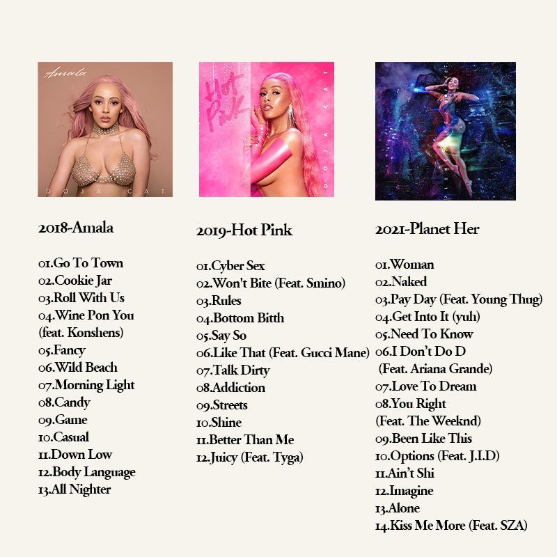 Doja Cat 6CD Music Album Colle - Audio With Music recension och pris