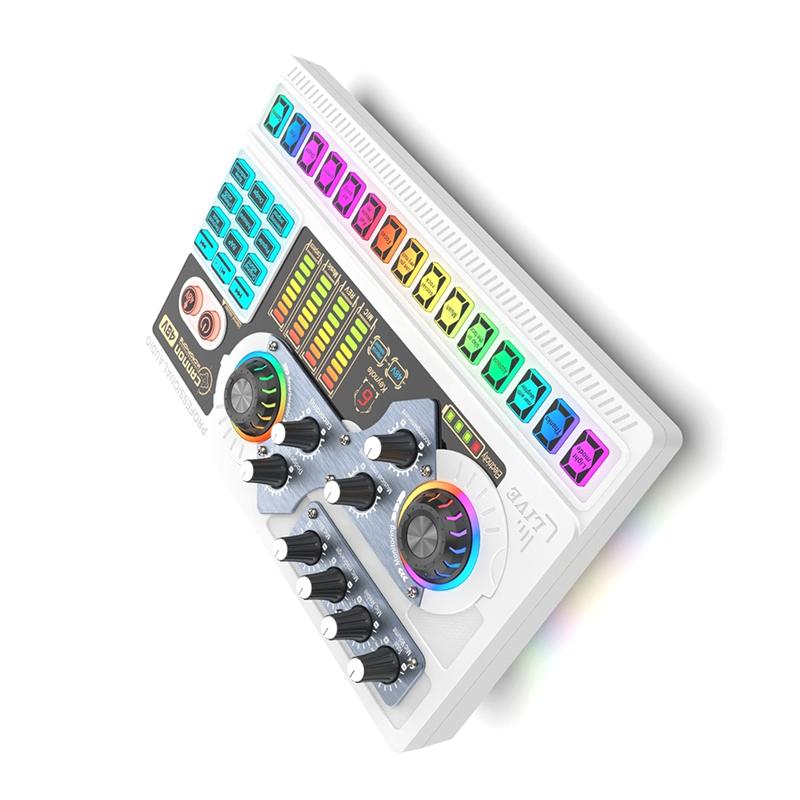 Solid X5 Sound Card Live Music - Audio Music Voice Changer recension och pris