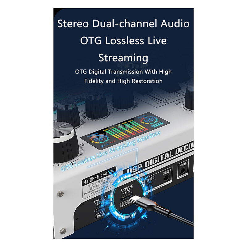 Solid X5 Sound Card Live Music - Audio Music Voice Changer recension och pris