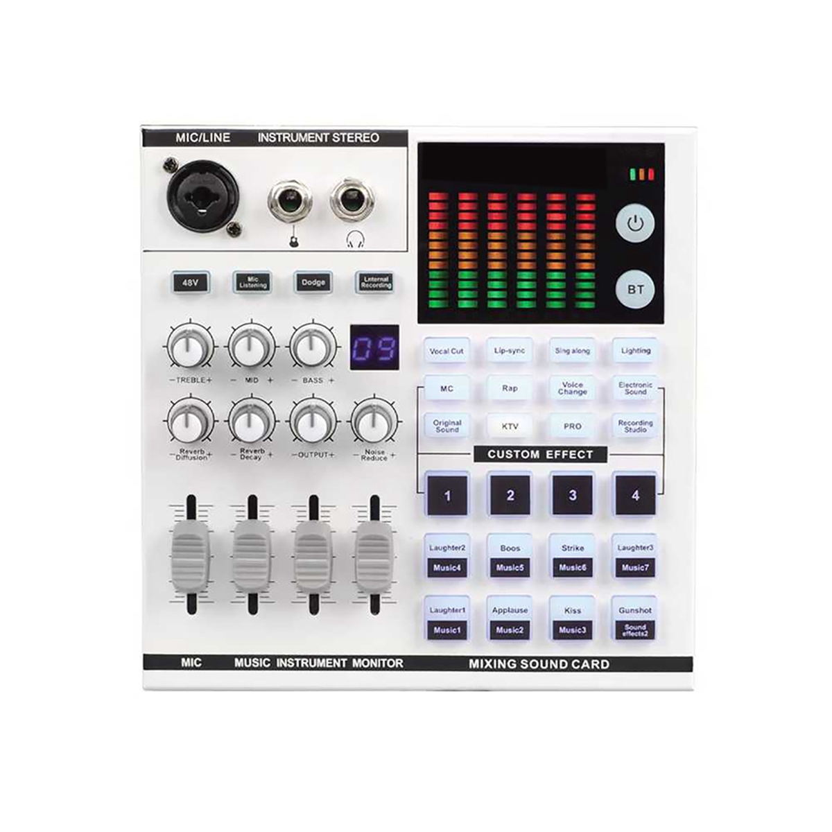 SN800 Live Sound Card Voice Ch - Audio Music Voice Changer recension och pris