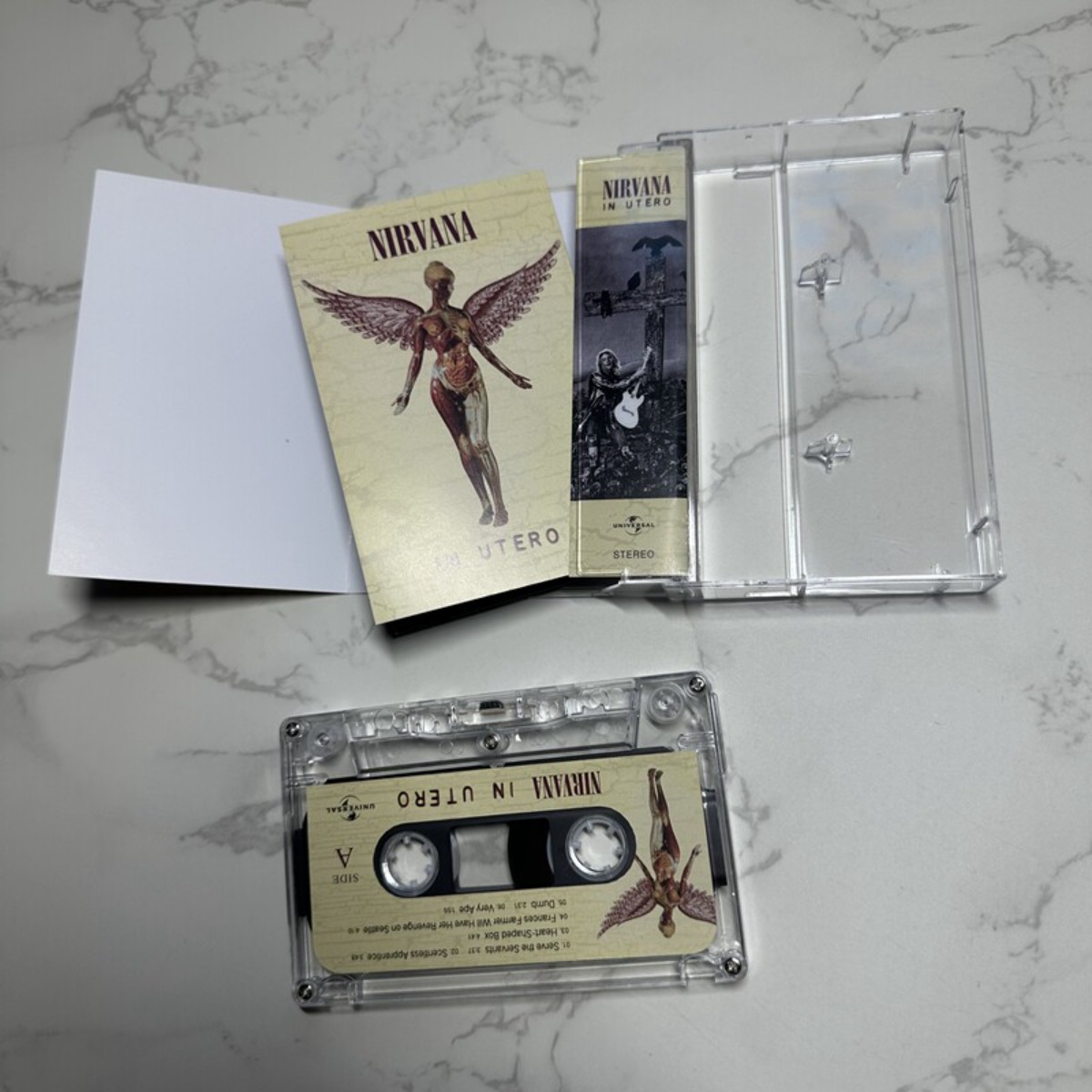 Nirvana in Utero Cassette Tape - Audio Music To Lyrics recension och pris