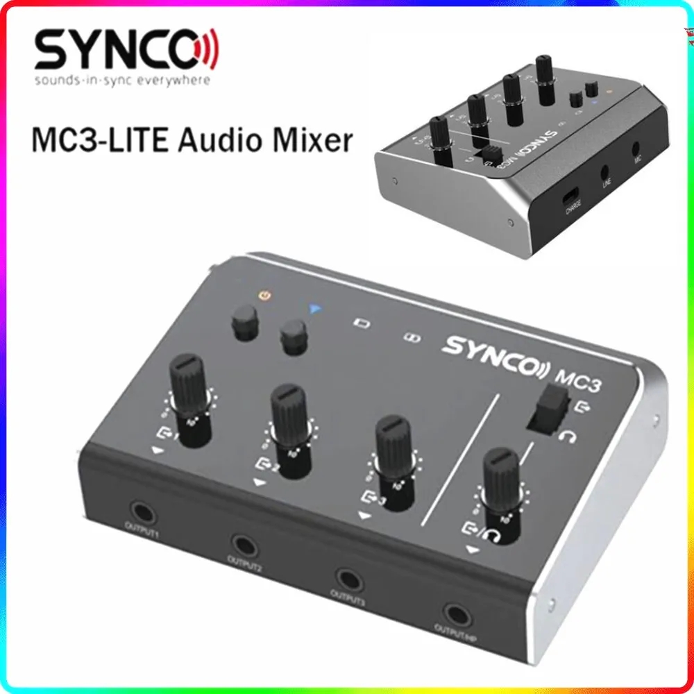 Synco MC3 Lite Audio Mixer 4 C - Audio Music Videos recension och pris