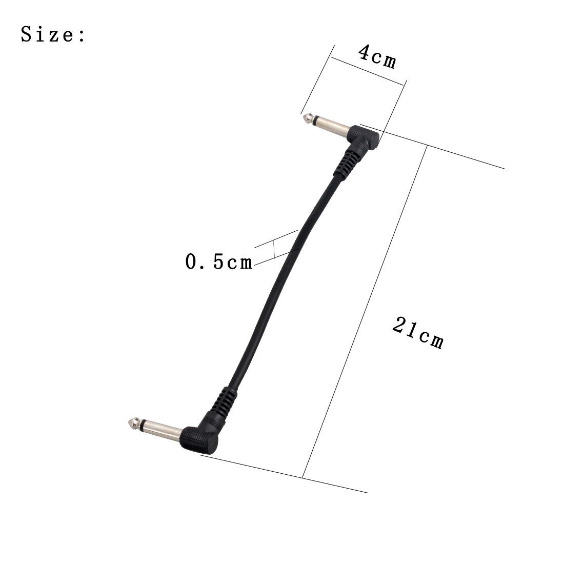 6 Pcs Guitar Effect Pedal Cabl - Audio Music Link recension och pris