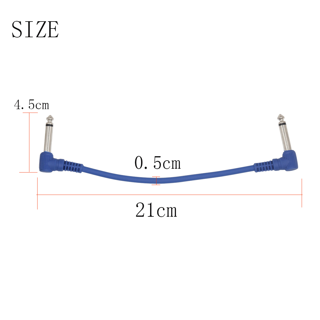 6 Pcs Guitar Effect Pedal Cabl - Audio Music Link recension och pris