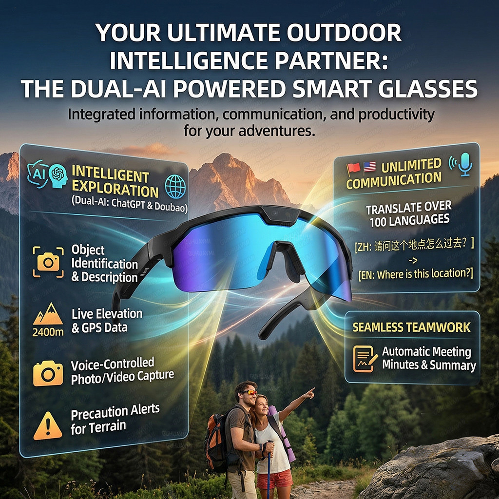 Photochromic Smart Glasses 120 - Audio Music Videos recension och pris