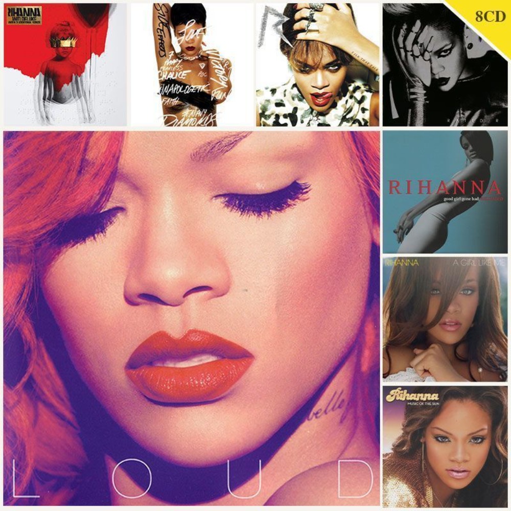 Rihanna 8CD（only Disc）Collecti - Audio With Music recension och pris