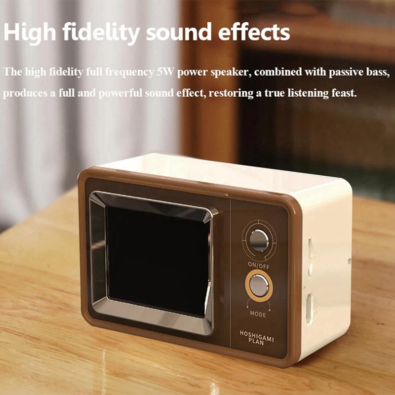 Retro Bluetooth Speaker Vintag - Audio Music To Lyrics recension och pris