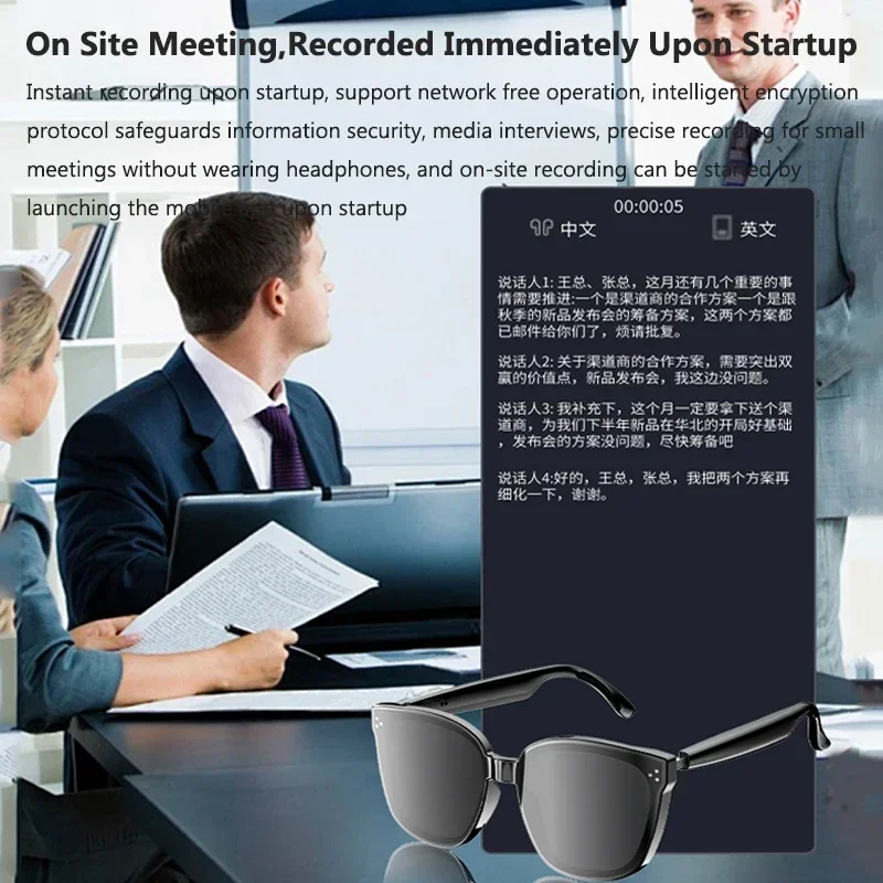 Smart Self-priming Sunglass AI - Audio Music Arabic recension och pris