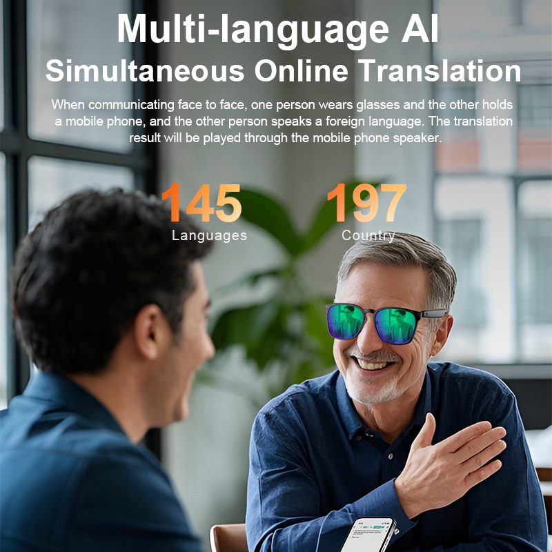 Ai smart bluetooth glasses off - Audio Music Arabic recension och pris