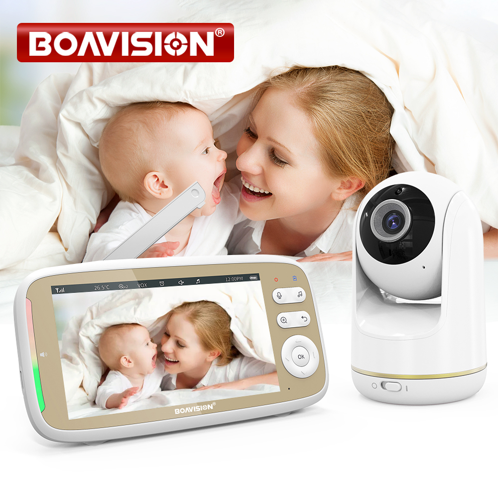 VB803 Baby Monitor 5 Inch 720P - Audio Music Videos recension och pris