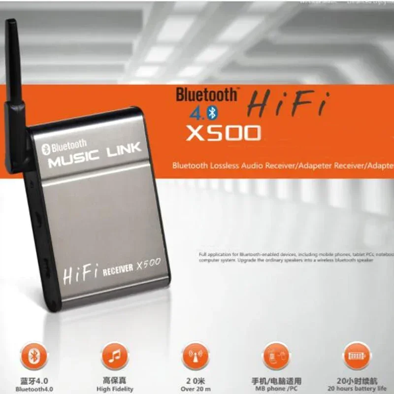 X500 Bluetooth 4.0 HiFi Audio  - Audio Music Link recension och pris