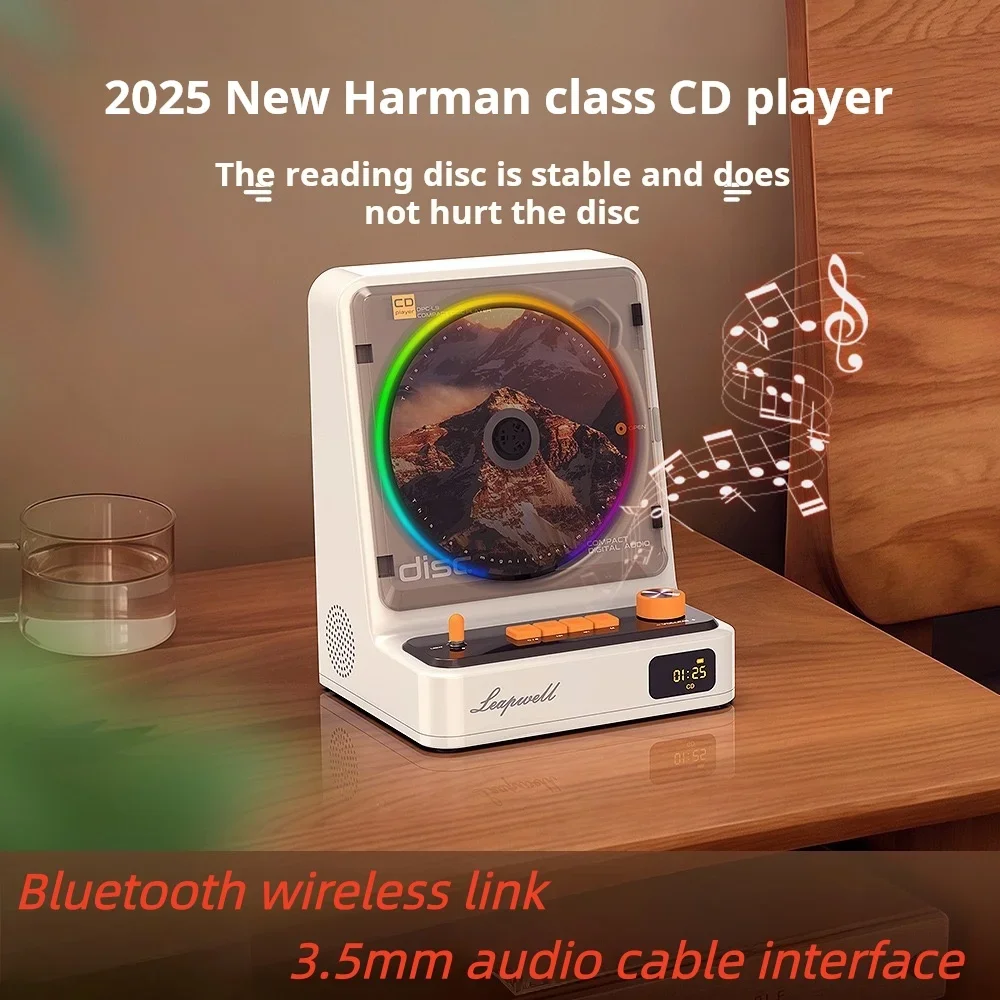 New L-CD211 Retro CD Player Wi - Apple Music Audio Quality recension och pris