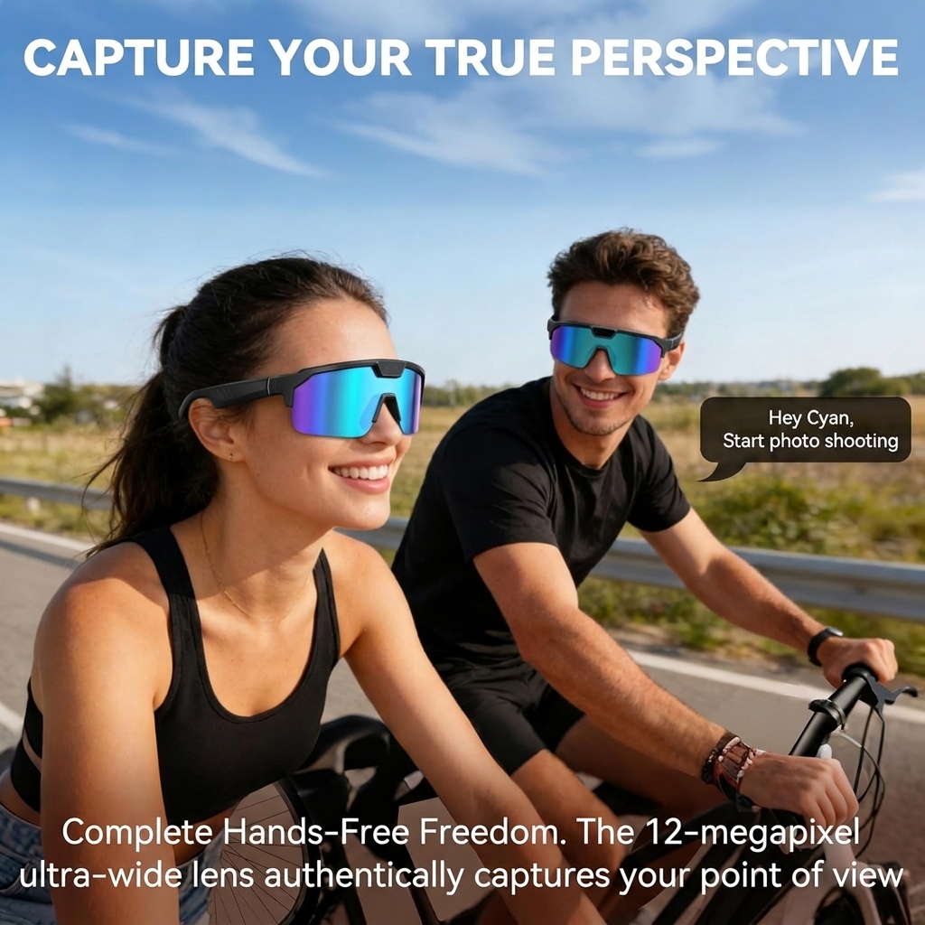 2026 New AI Smart Sports Glass - Audio Music Arabic recension och pris
