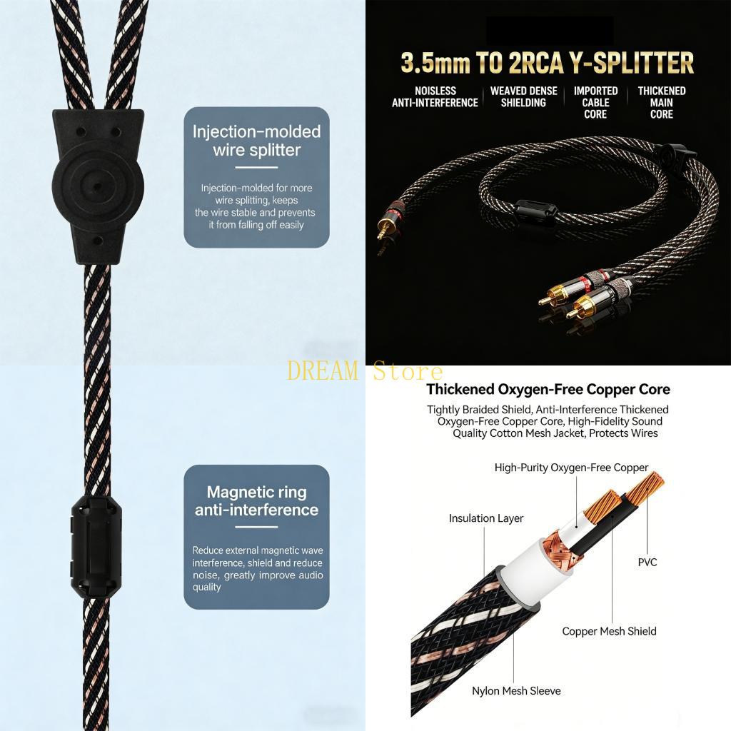Improved Safety 3.5mm To Link  - Audio Music Link recension och pris