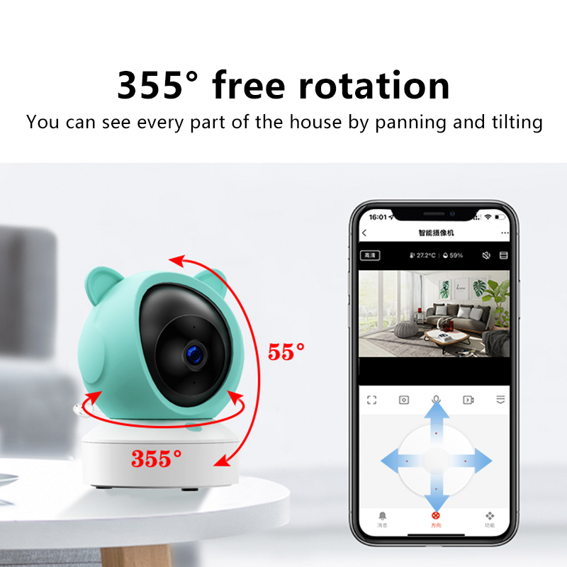 Danmini 1080P Baby Monitor Mob - Audio Music Videos recension och pris
