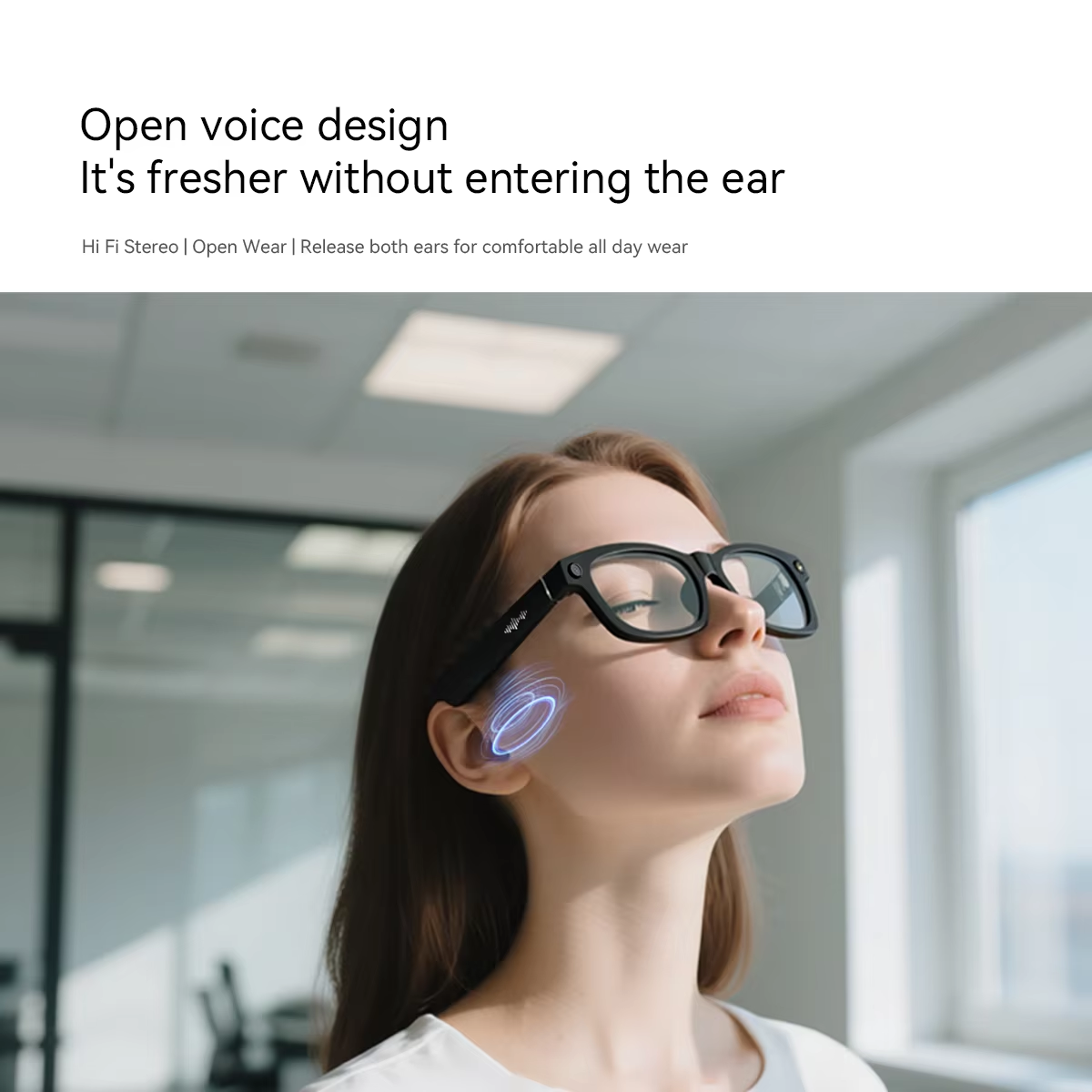2026 New AI Smart Glasses with - Audio Music Arabic recension och pris