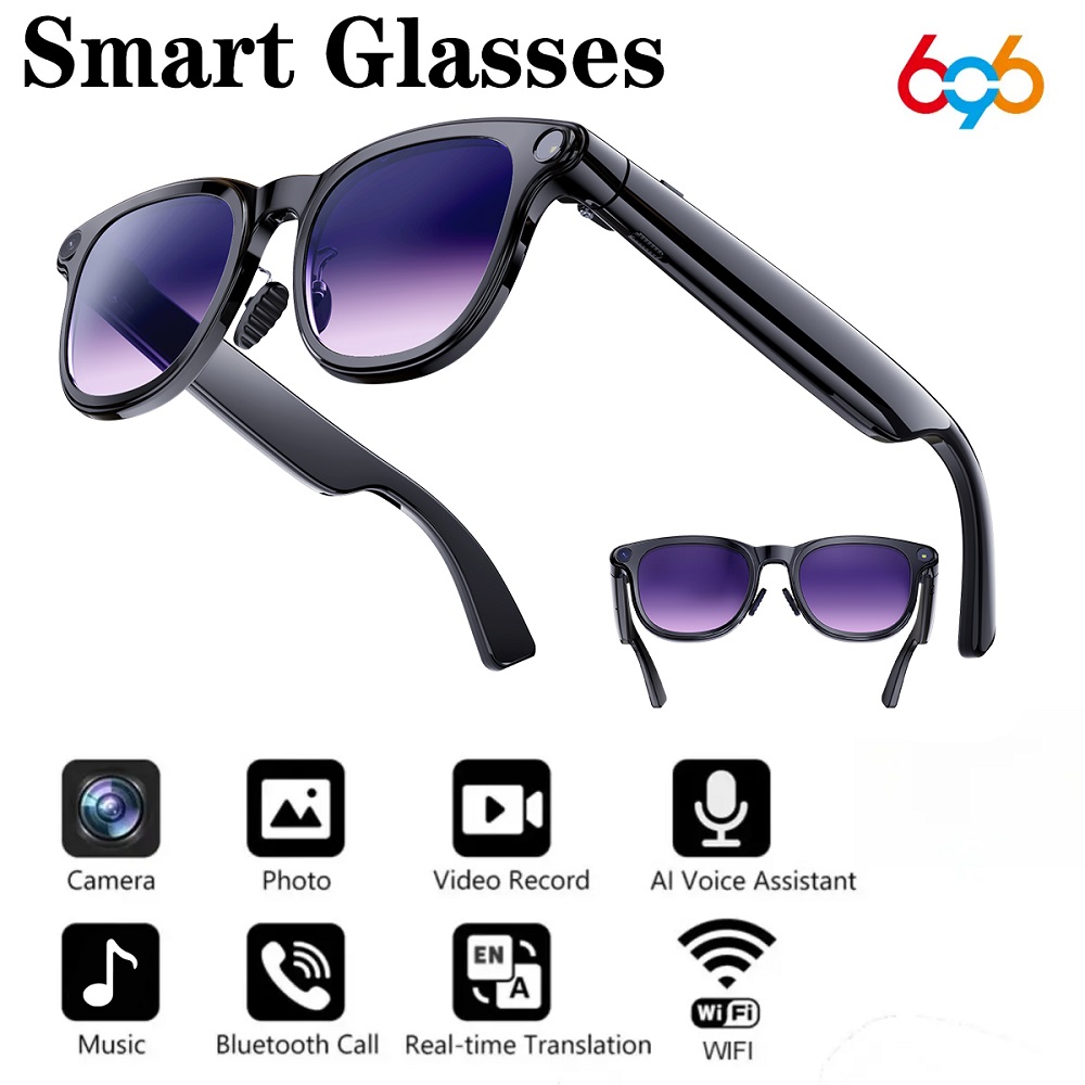 Smart Glasses AI Assistant Rea - Audio Music Videos recension och pris