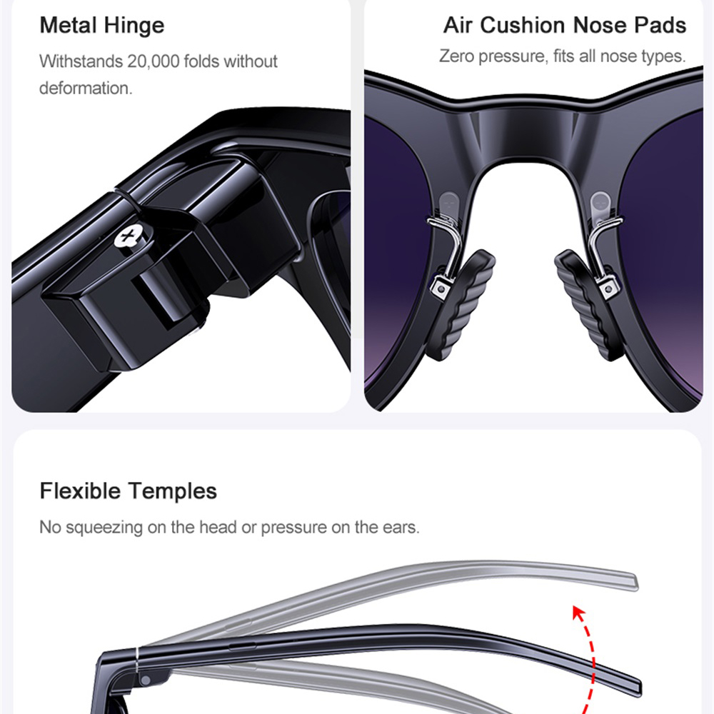 Smart Glasses AI Assistant Rea - Audio Music Videos recension och pris