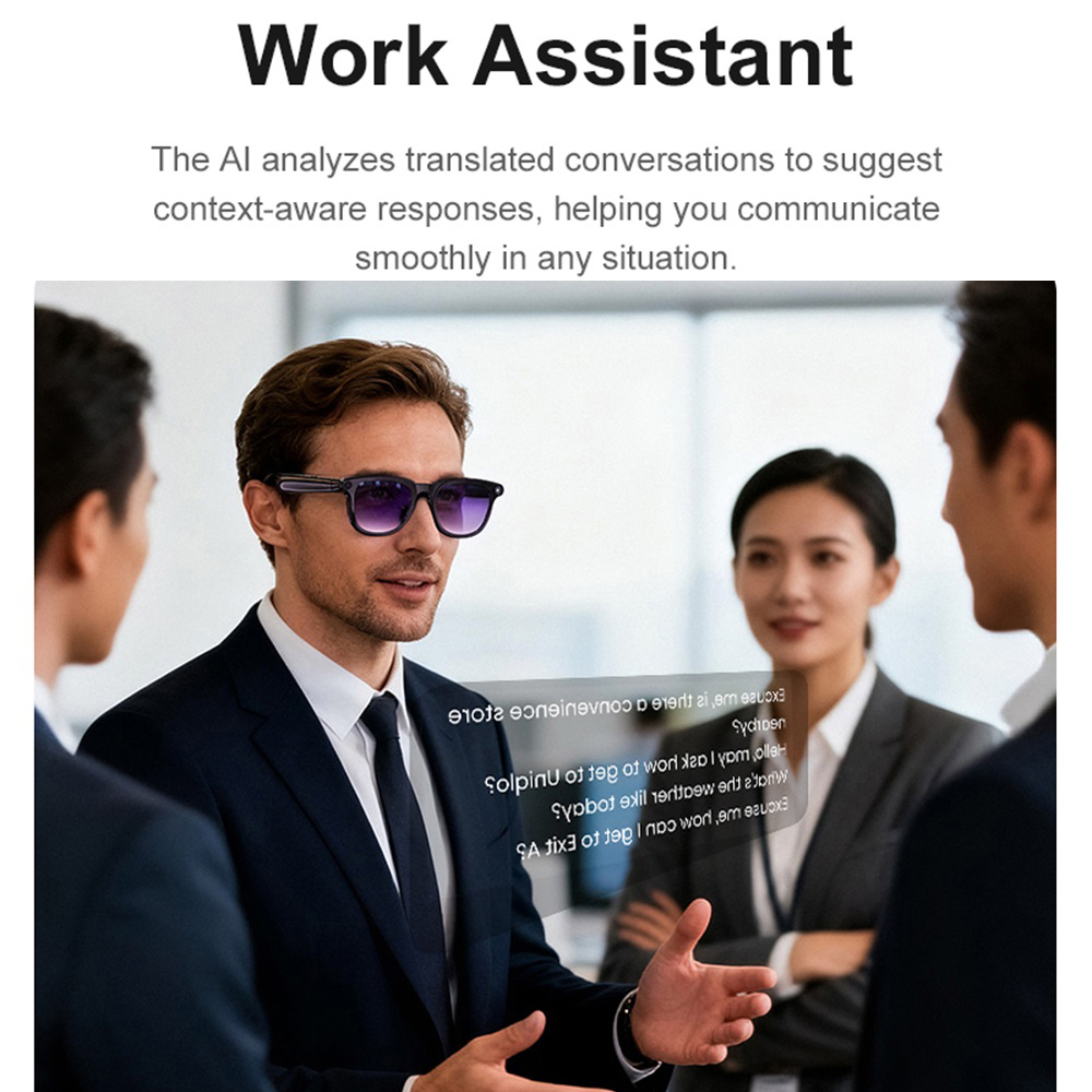 Smart Glasses AI Assistant Rea - Audio Music Videos recension och pris