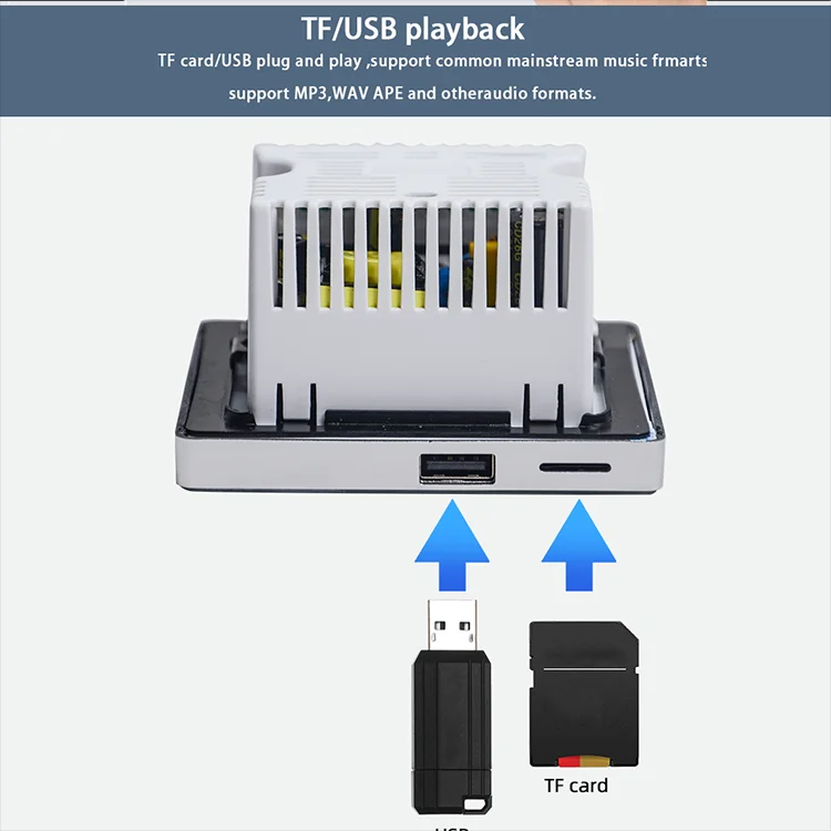 Bluetooth Wall Amplifier Home  - Audio Music Generator recension och pris