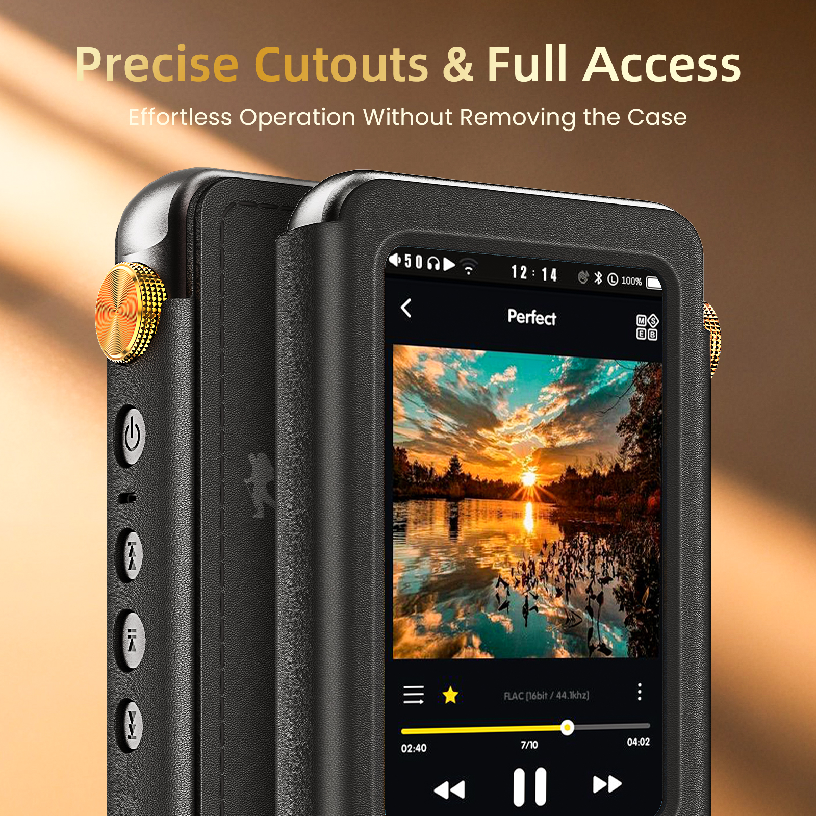 HIFI WALKER Protective PU Leat - Audio Music App recension och pris