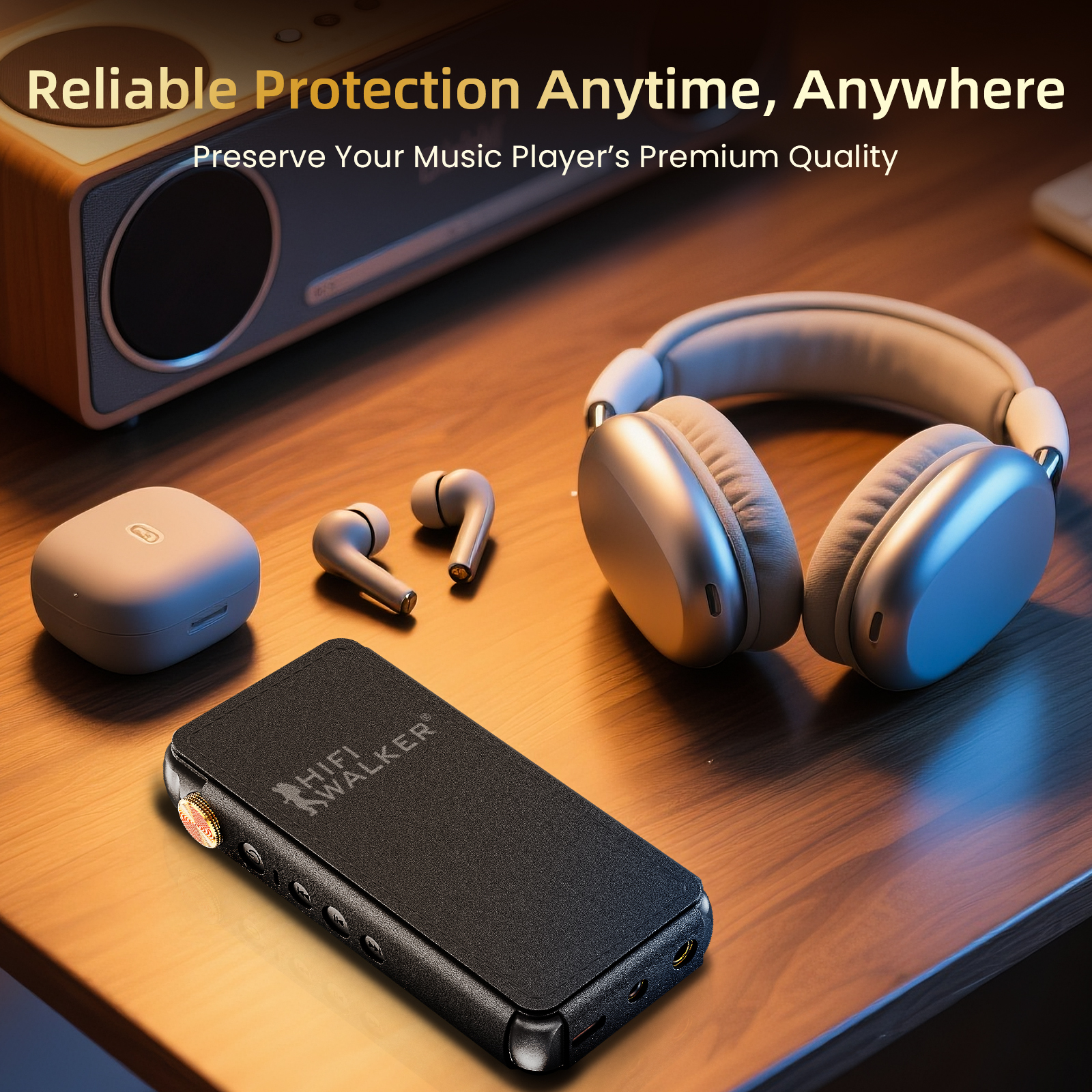 HIFI WALKER Protective PU Leat - Audio Music App recension och pris