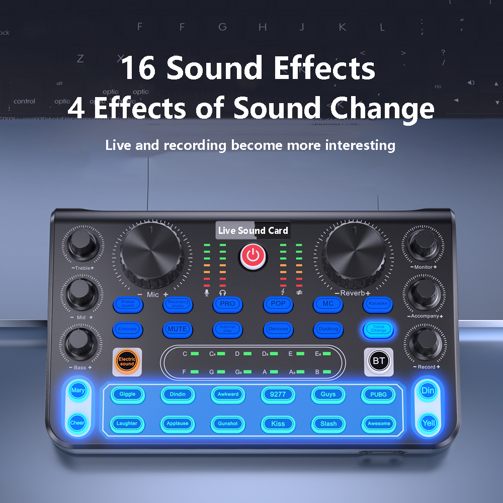 Sound Mixer Board Live Sound C - Audio Music Voice Changer recension och pris