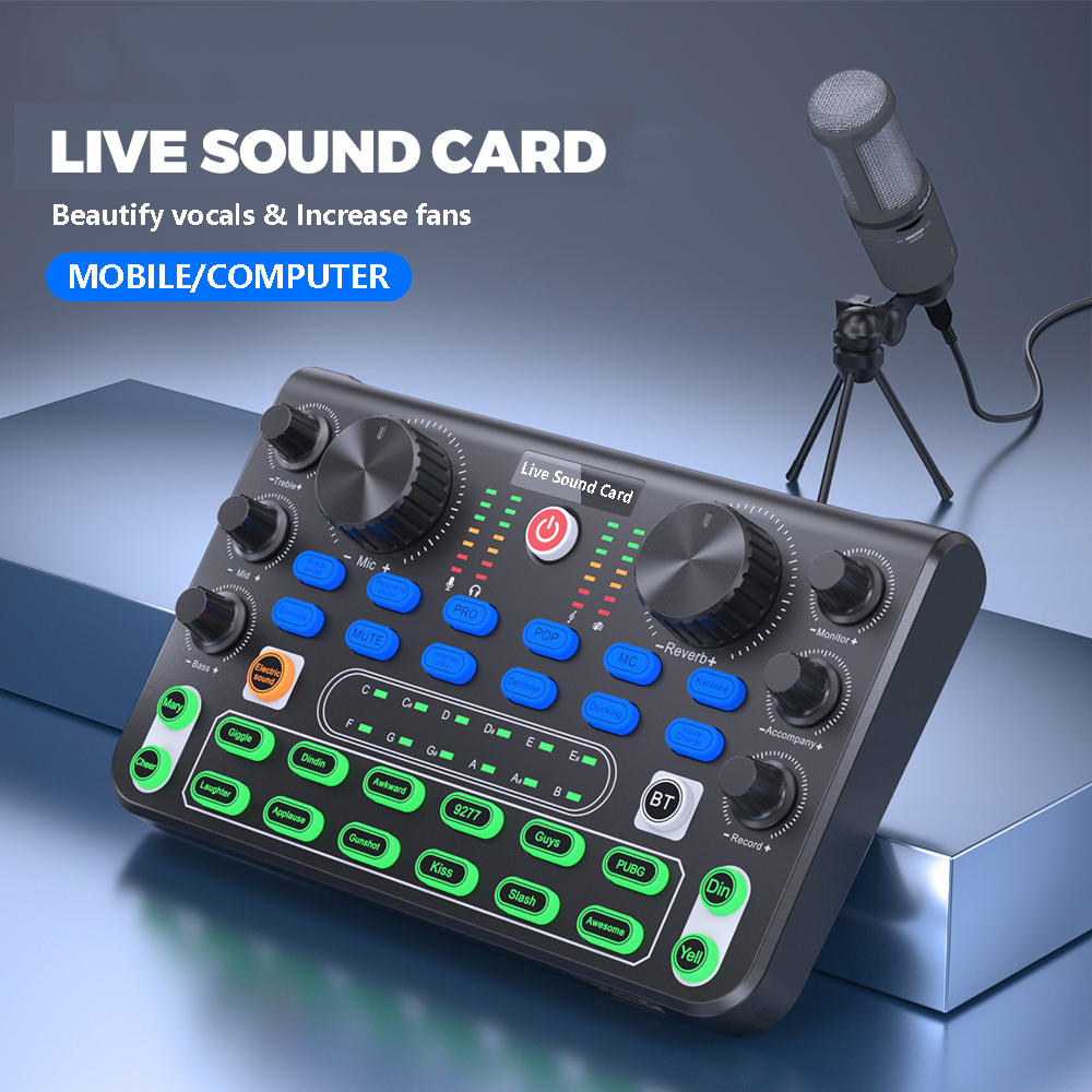 Sound Mixer Board Live Sound C - Audio Music Voice Changer recension och pris