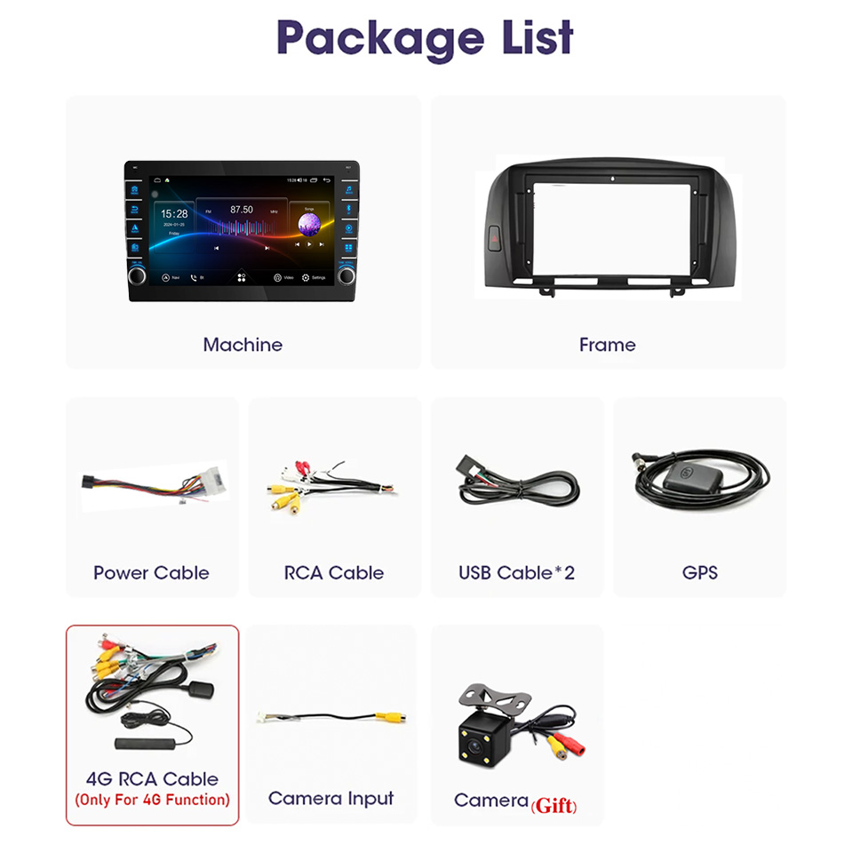 8G Ram 128GB QLED Car Radio Vi - Audio Music Arabic recension och pris