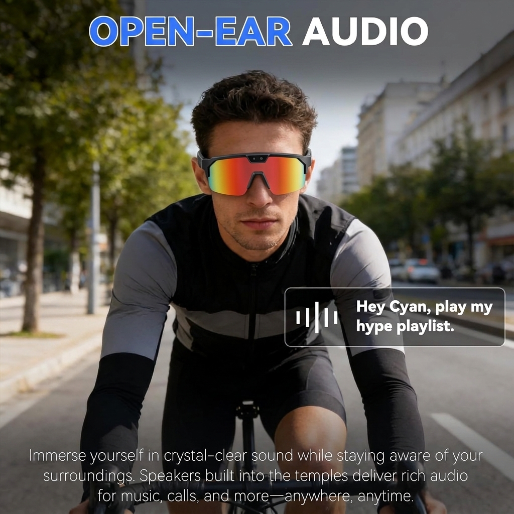 2026New AI Smart Glasses 1200P - Audio Music Arabic recension och pris
