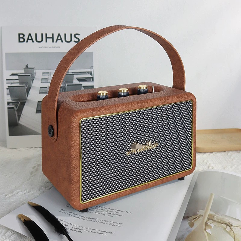 Retro Wooden Outdoor Portable  - Apple Music Audio Quality recension och pris