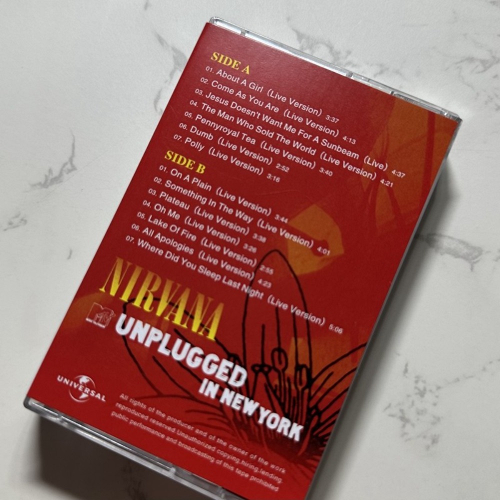 Nirvana Cassette Tape Rock Eng - Audio Music To Lyrics recension och pris