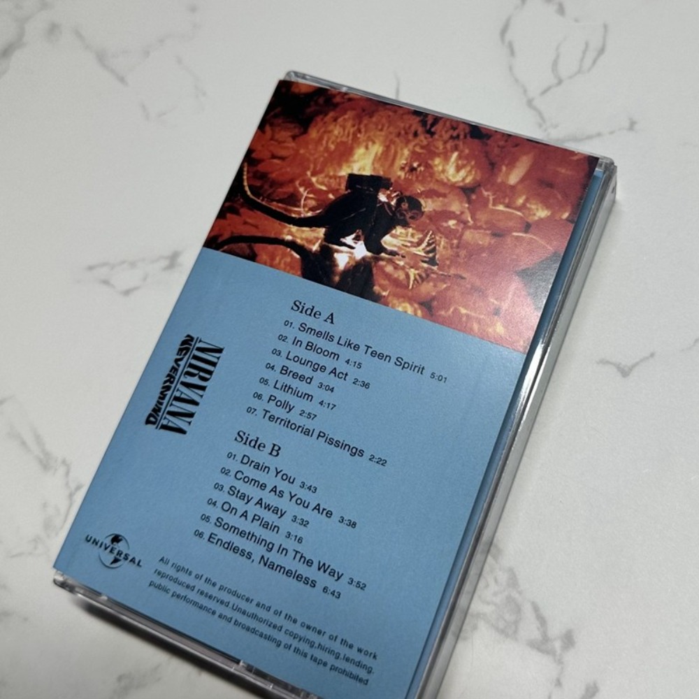 Nirvana Cassette Tape Rock Eng - Audio Music To Lyrics recension och pris