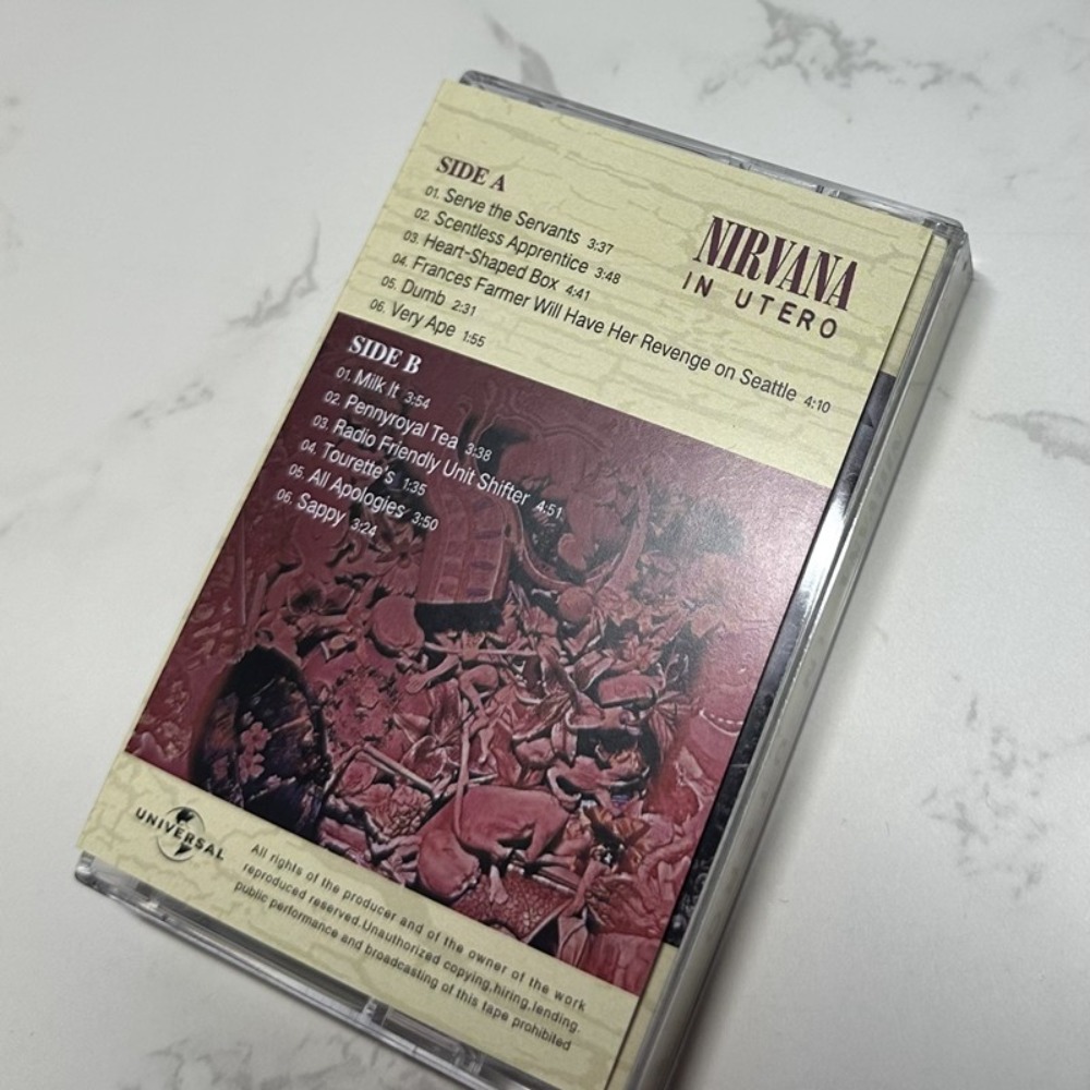 Nirvana Cassette Tape Rock Eng - Audio Music To Lyrics recension och pris