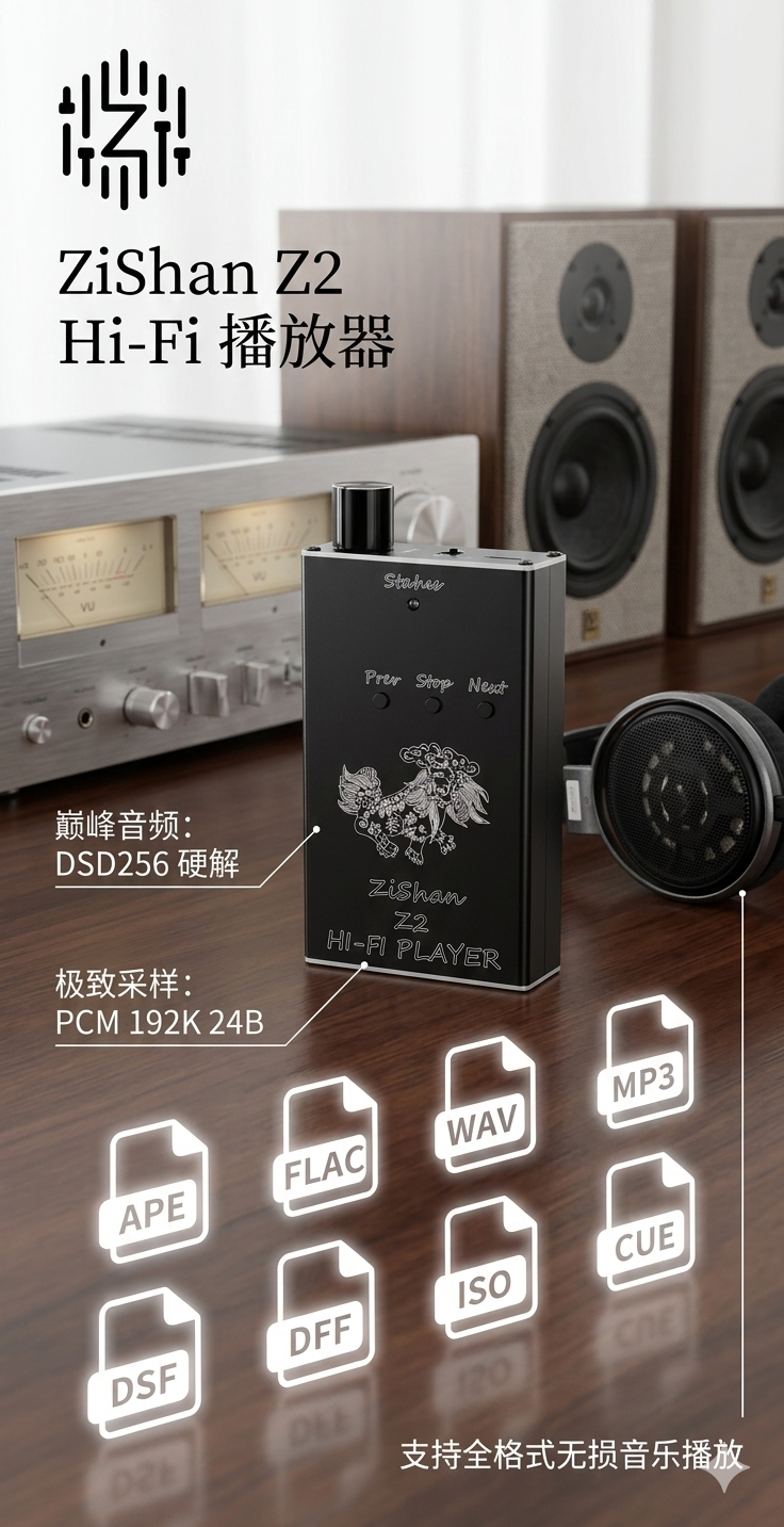 Zishan Z2 hifi DSD hard soluti - Audio Music App recension och pris