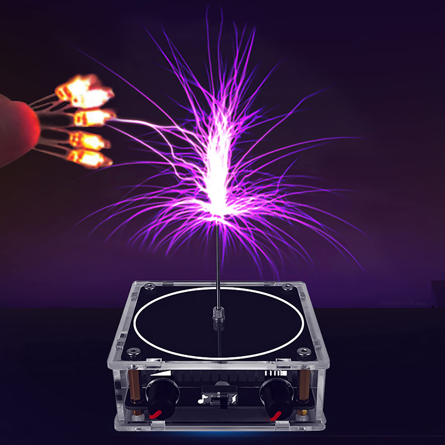 Music Tesla Coil Bluetooth/AUX - Audio Music Generator Free recension och pris