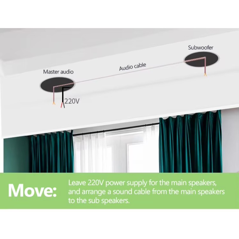 BLE Wireless Ceiling Speaker,  - Audio Music Link recension och pris